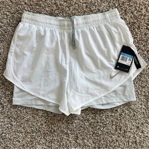 NWT: Nike Women's White Running Shorts